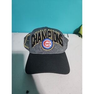 Chicago Cubs World‎ Series Champions Hat New Era Spell Out Logo MLB Baseball Cap